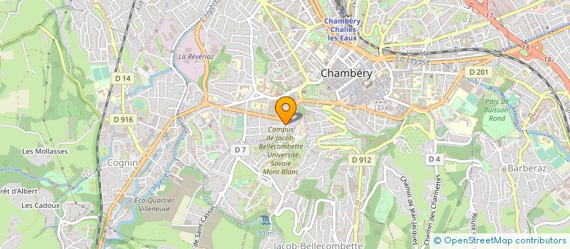 localisation de l'entreprise 400 711 446   CHAMBERY