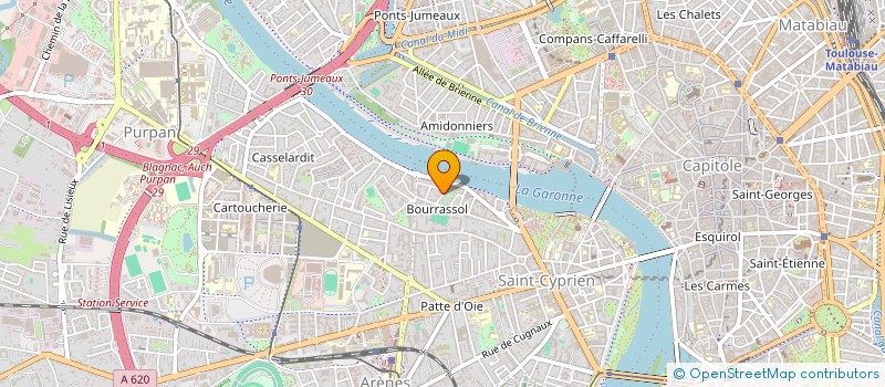 localisation de l'entreprise 400 724 415 à TOULOUSE