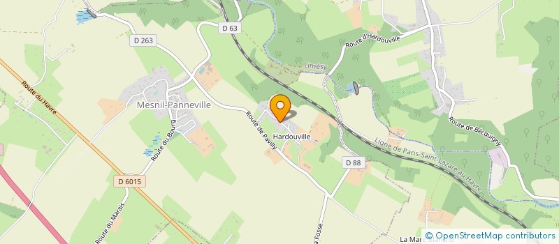 localisation de l'entreprise 400 795 555   CONTEVILLE