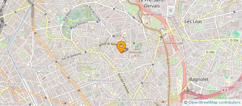 localisation de l'entreprise 400 867 990   PARIS