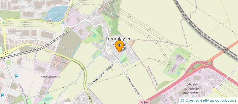 localisation de l'entreprise 400 884 052 à TREMBLAY-EN-FRANCE