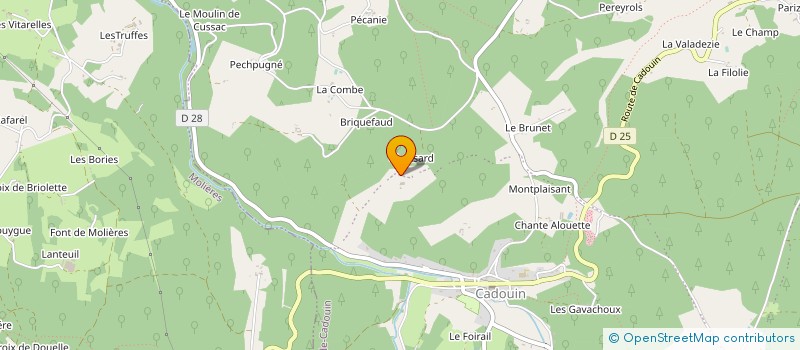 localisation de l'entreprise 400 896 742   MOLIERES