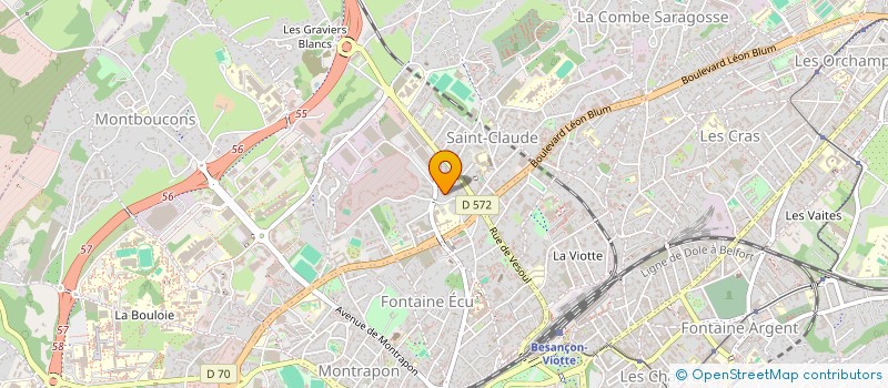 localisation de l'entreprise 400 948 956   SAINT-LOUIS