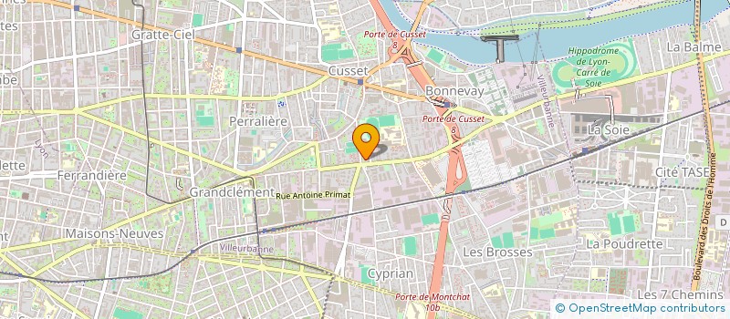 localisation de l'entreprise 400 965 935 à VILLEURBANNE