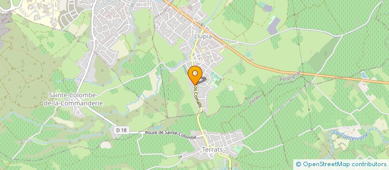 localisation de l'entreprise 400 987 707   LLUPIA