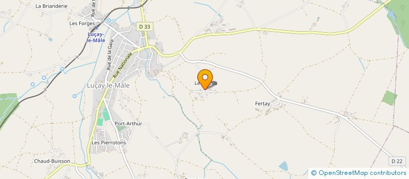 localisation de l'entreprise 400 989 380 à LUCAY-LE-MALE