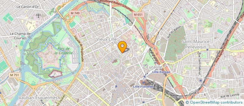 localisation de l'entreprise 400 COUPS VIEUX LILLE à LILLE