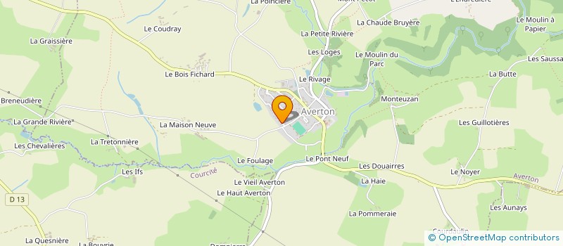 localisation de l'entreprise 400 VOLTS  AVERTON