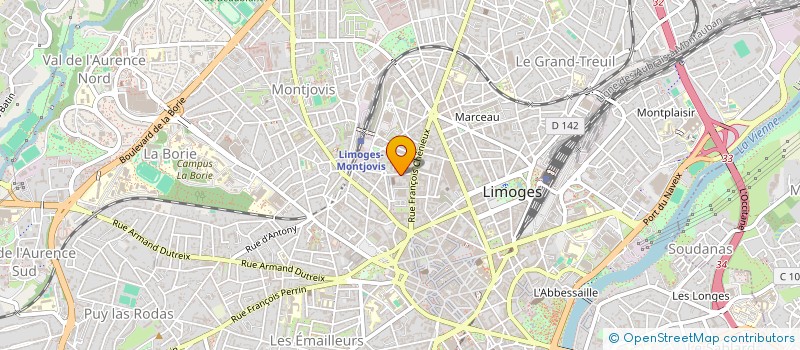localisation de l'entreprise 401 048 442 à LIMOGES
