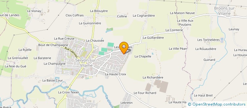 localisation de l'entreprise 401 069 646 à SERVON-SUR-VILAINE