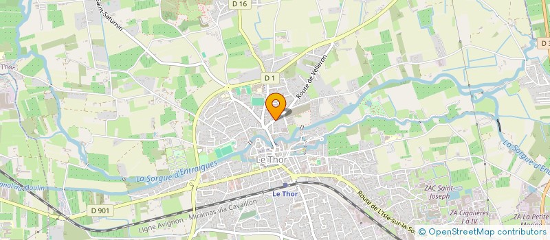 localisation de l'entreprise 401 071 089   LE THOR