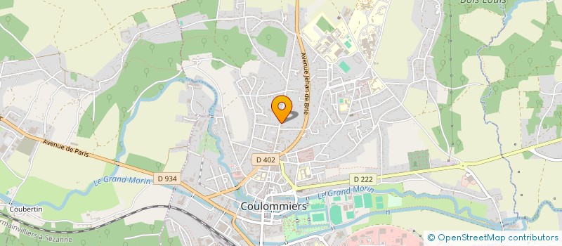 localisation de l'entreprise 401 100 896 à COULOMMIERS