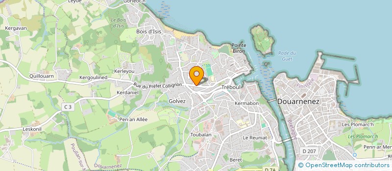 localisation de l'entreprise 401 194 121   DOUARNENEZ