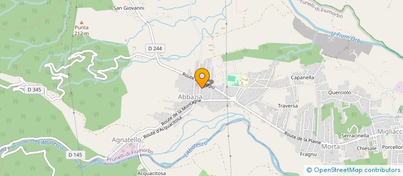 localisation de l'entreprise 401 261 821 à VENTISERI