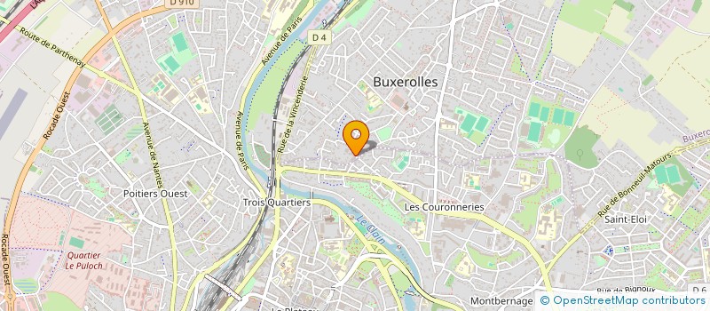 localisation de l'entreprise 401 262 100 à POITIERS