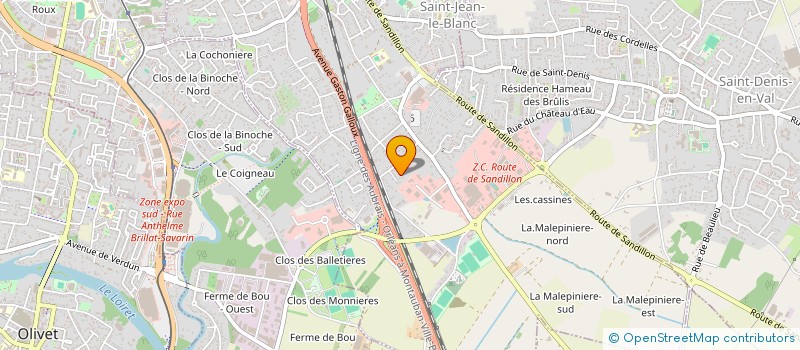 localisation de l'entreprise 401 372 446 à ORLEANS