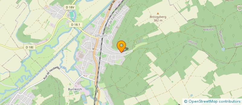 localisation de l'entreprise 401 457 304 à ILLFURTH
