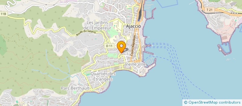 localisation de l'entreprise 401 464 250 à AJACCIO