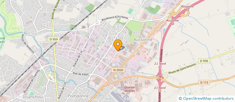 localisation de l'entreprise 401 578 281 à MONTAUBAN