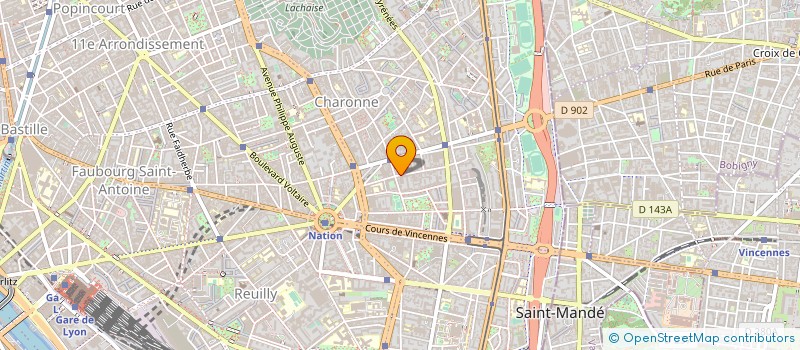 localisation de l'entreprise 401 635 776   PARIS