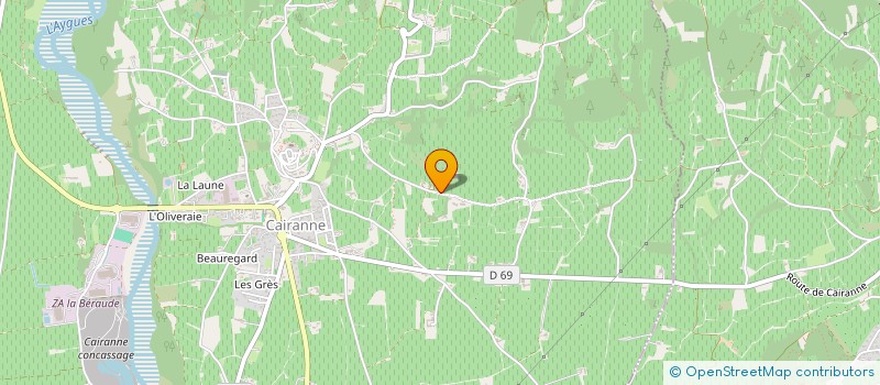 localisation de l'entreprise 401 688 973   CAIRANNE