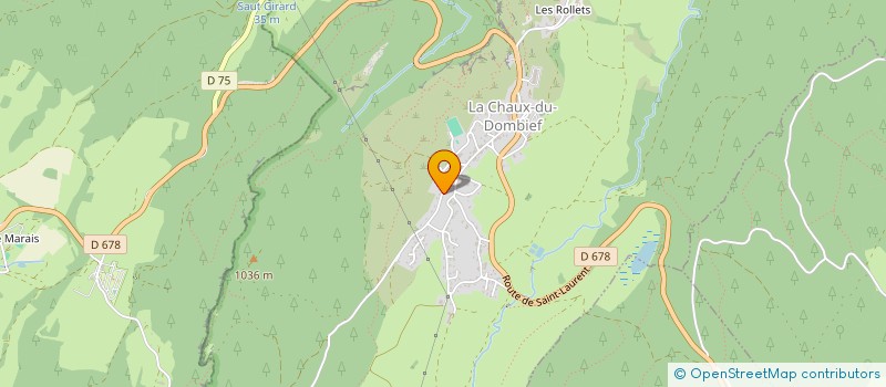 localisation de l'entreprise 401 689 054   LA CHAUX-DU-DOMBIEF