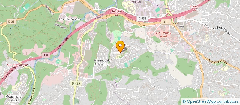 localisation de l'entreprise 401 913 629 à ANTIBES