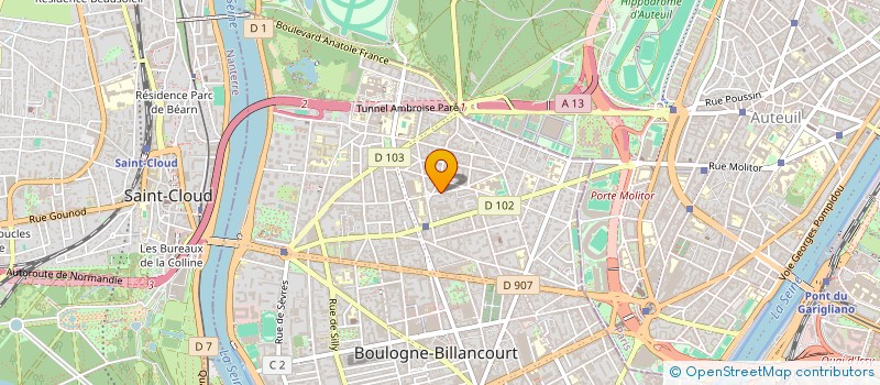localisation de l'entreprise 401 951 306   BOULOGNE-BILLANCOURT