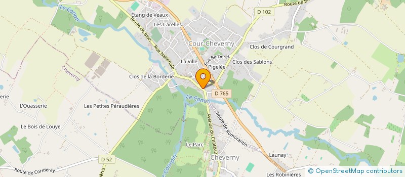 localisation de l'entreprise 402 038 178   COUR-CHEVERNY