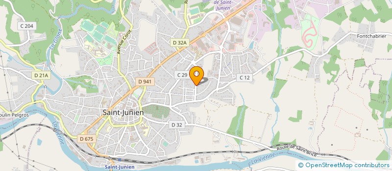 localisation de l'entreprise 402 178 800   SAINT-JUNIEN