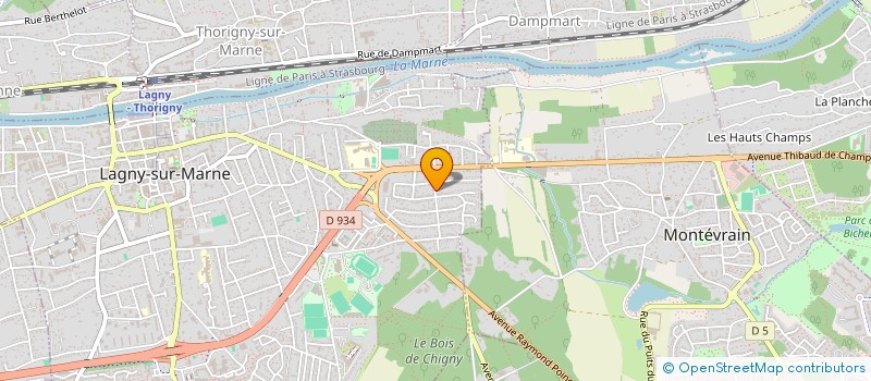 localisation de l'entreprise 402 221 139   LAGNY-SUR-MARNE