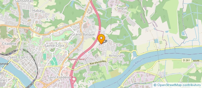 localisation de l'entreprise 402 253 736 à BORDEAUX