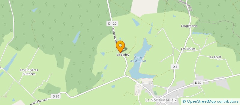 localisation de l'entreprise 402 275 440 à LA NOCLE-MAULAIX