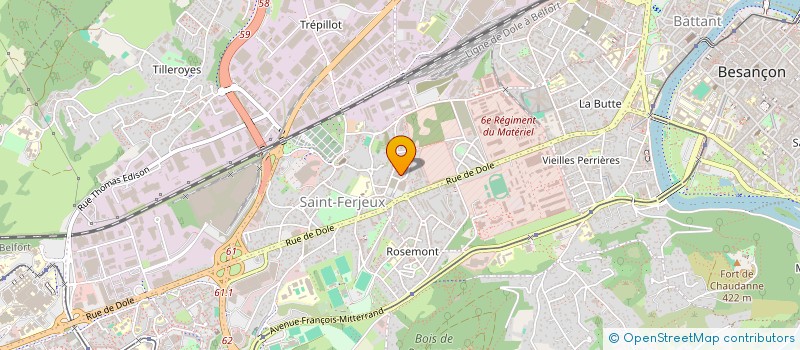 localisation de l'entreprise 402 413 694   BESANCON