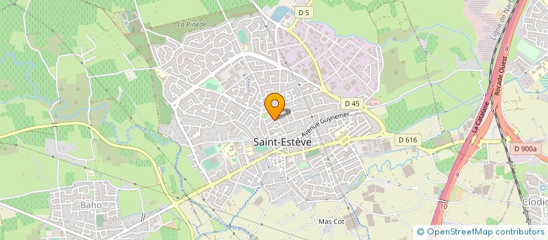 localisation de l'entreprise 402 460 315   SAINT-ESTEVE