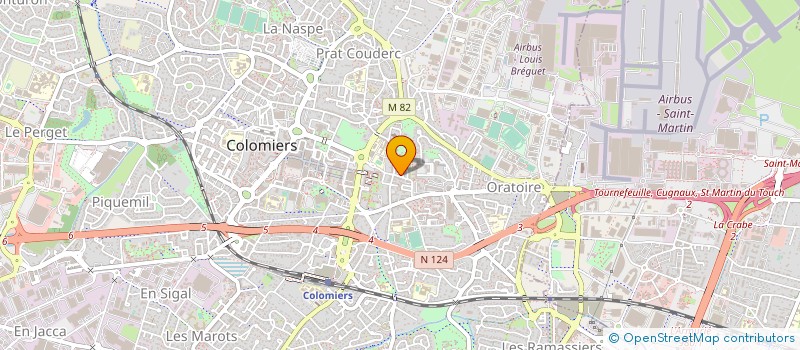 localisation de l'entreprise 402 485 627 à COLOMIERS