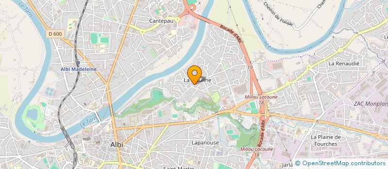 localisation de l'entreprise 402 493 761   ALBI