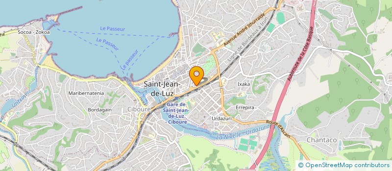 localisation de l'entreprise 402 568 497   SAINT-JEAN-DE-LUZ