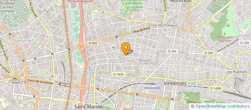 localisation de l'entreprise 402 659 437 à MONTREUIL