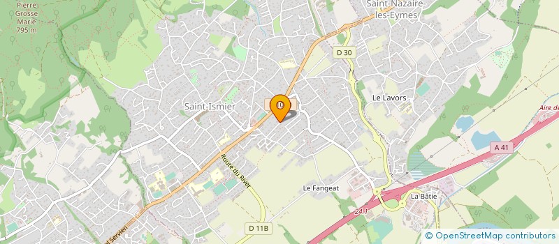 localisation de l'entreprise 402 666 481   MONTBONNOT-SAINT-MARTIN