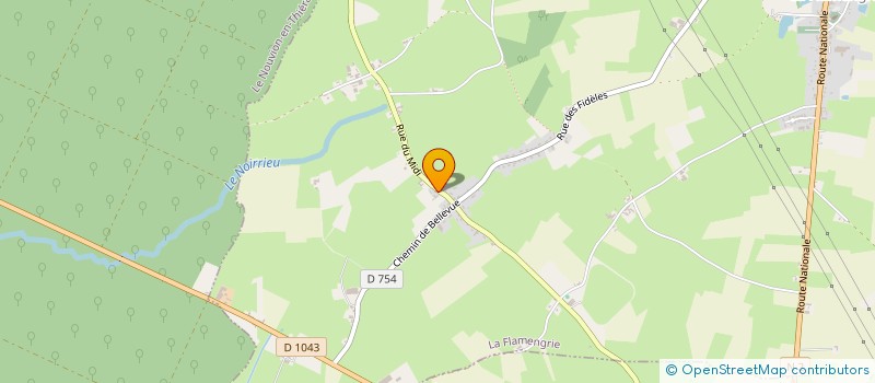 localisation de l'entreprise 402 710 164   LA FLAMENGRIE