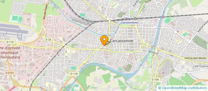 localisation de l'entreprise 402 732 911   CARCASSONNE