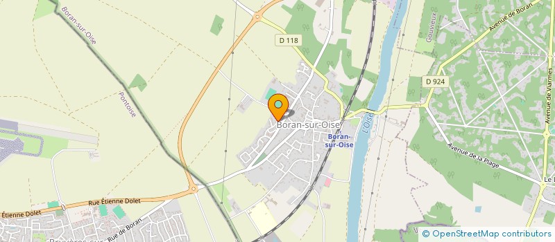 localisation de l'entreprise 402 808 422   BORAN-SUR-OISE