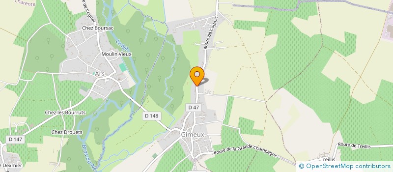 localisation de l'entreprise 402 812 259   CRITEUIL-LA-MAGDELEINE