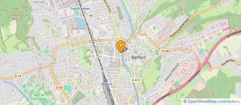 localisation de l'entreprise 402 876 502 à BELFORT