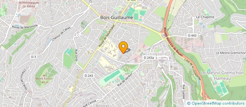 localisation de l'entreprise 402 939 540  à BOIS-GUILLAUME