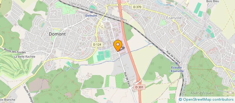 localisation de l'entreprise 402 978 308   DOMONT