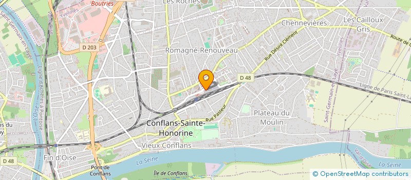 localisation de l'entreprise 403 024 482   CONFLANS-SAINTE-HONORINE