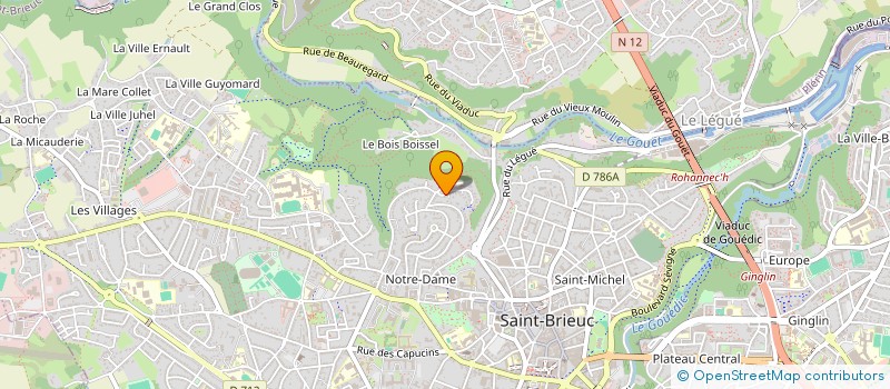 localisation de l'entreprise 403 113 954  à SAINT-BRIEUC