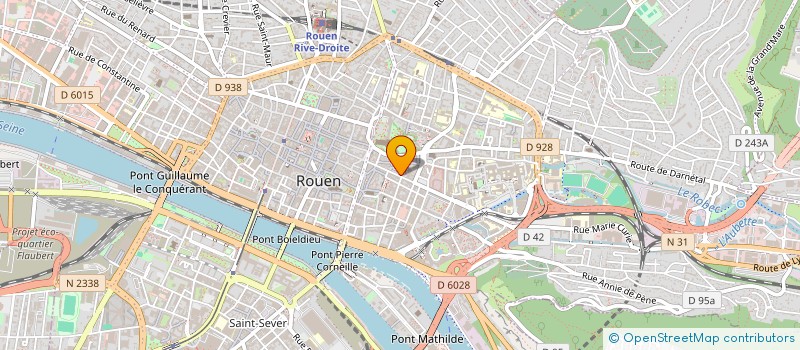 localisation de l'entreprise 403 164 502  à ROUEN